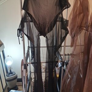 AKIRA Black Sheer Chemise